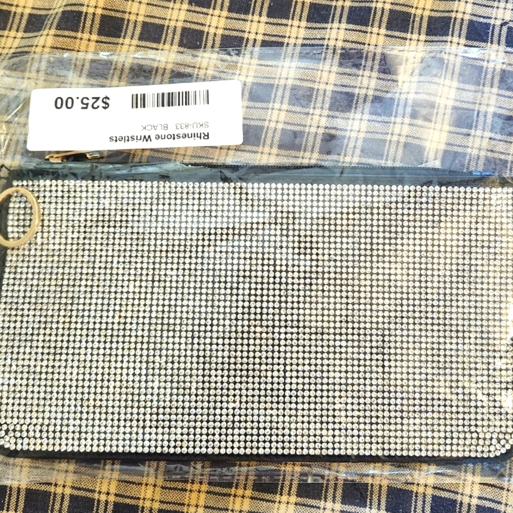 Unnamed rhinestone wristlet